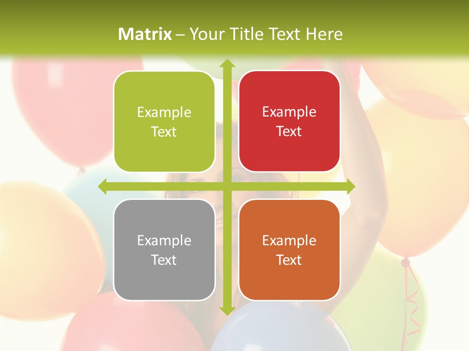 Caucasian Surprise Blue PowerPoint Template