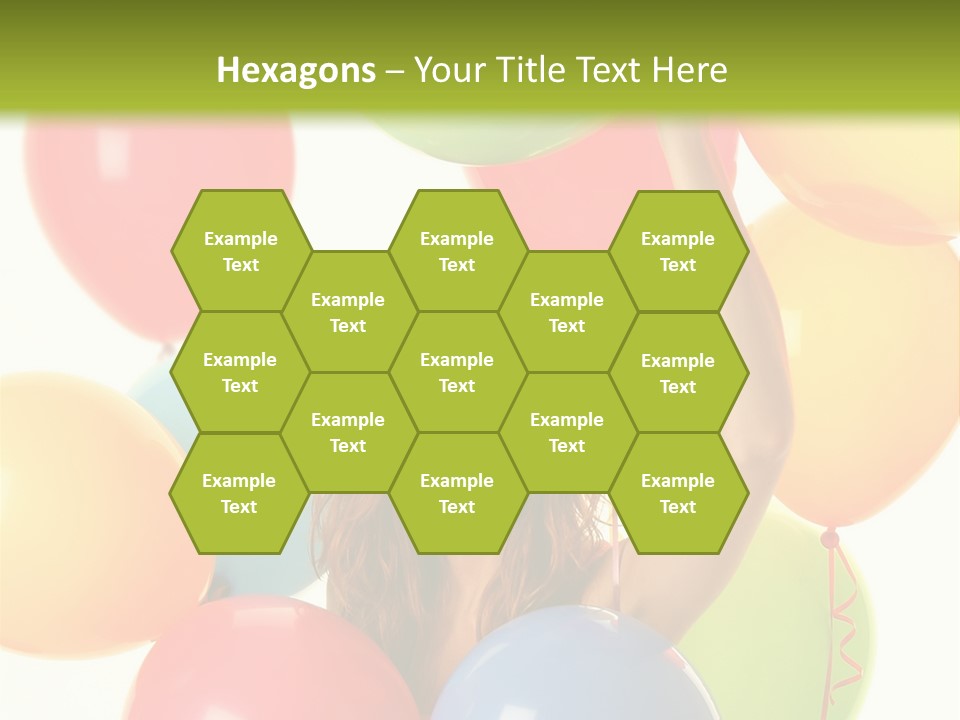 Caucasian Surprise Blue PowerPoint Template