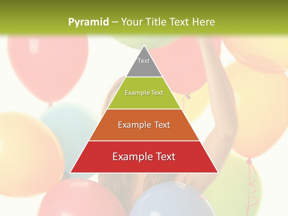 Caucasian Surprise Blue PowerPoint Template