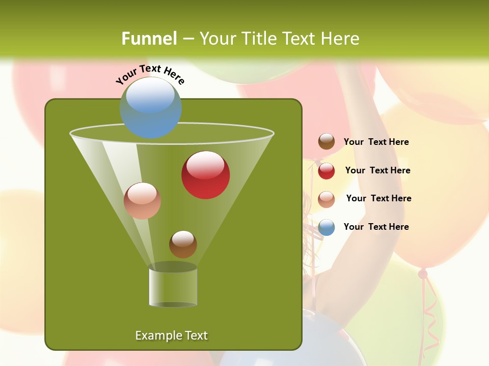 Caucasian Surprise Blue PowerPoint Template