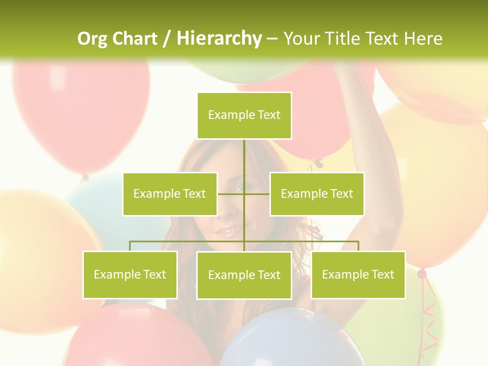 Caucasian Surprise Blue PowerPoint Template