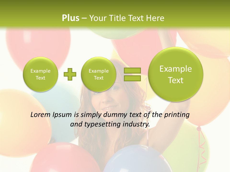 Caucasian Surprise Blue PowerPoint Template