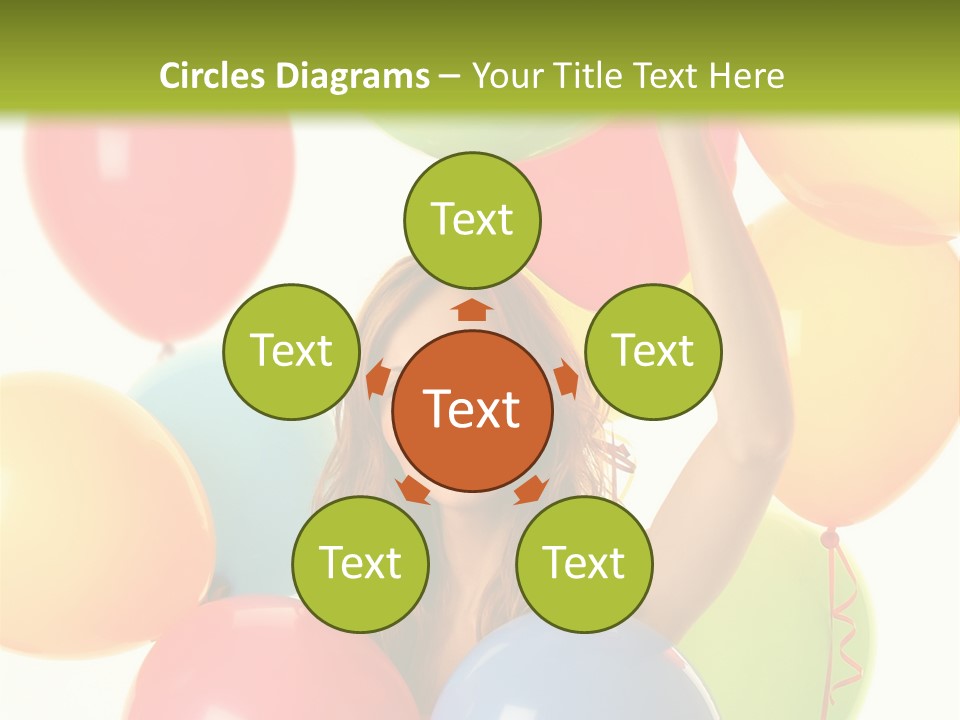 Caucasian Surprise Blue PowerPoint Template