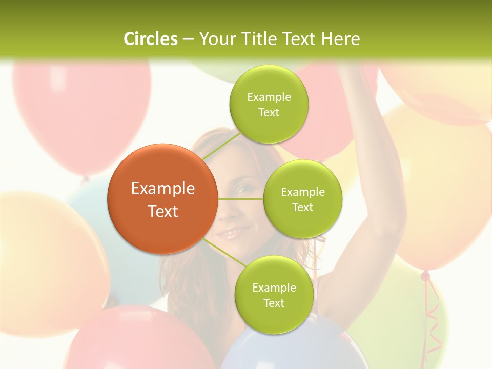 Caucasian Surprise Blue PowerPoint Template