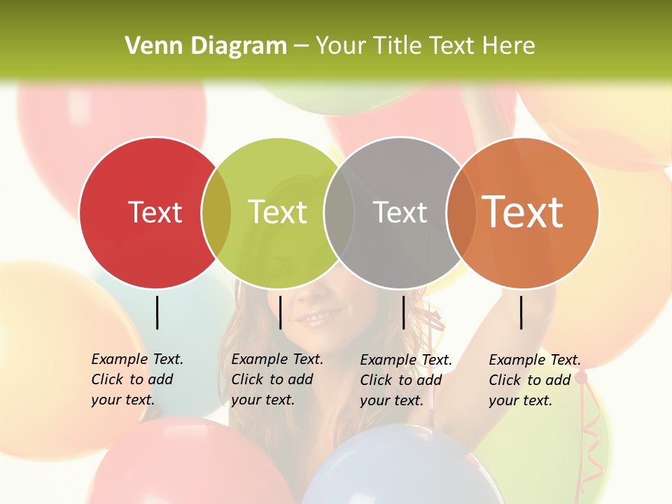 Caucasian Surprise Blue PowerPoint Template