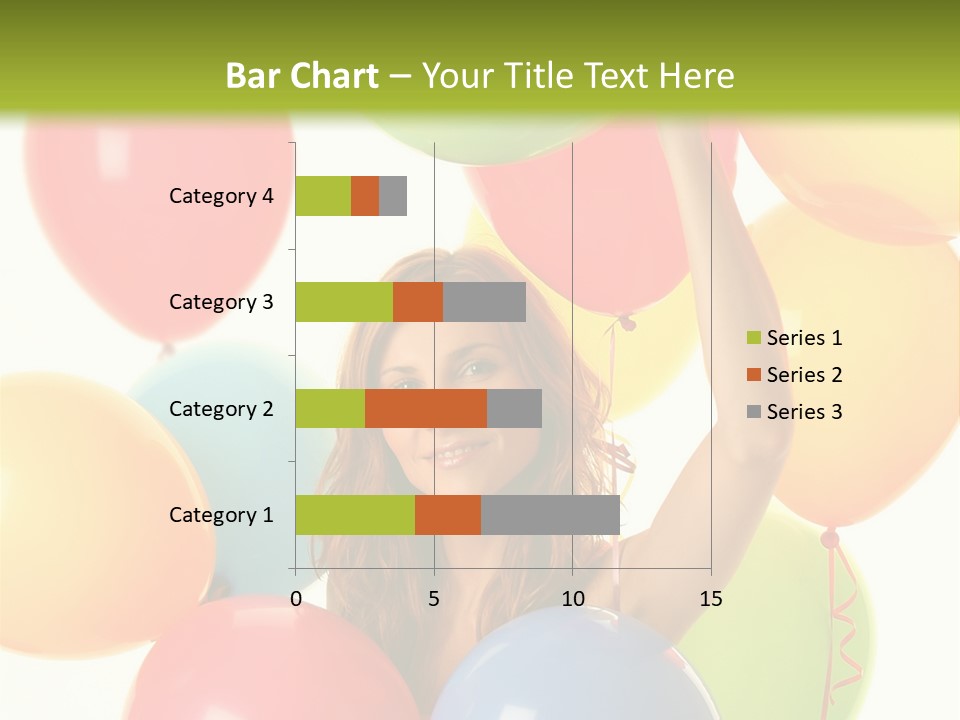 Caucasian Surprise Blue PowerPoint Template