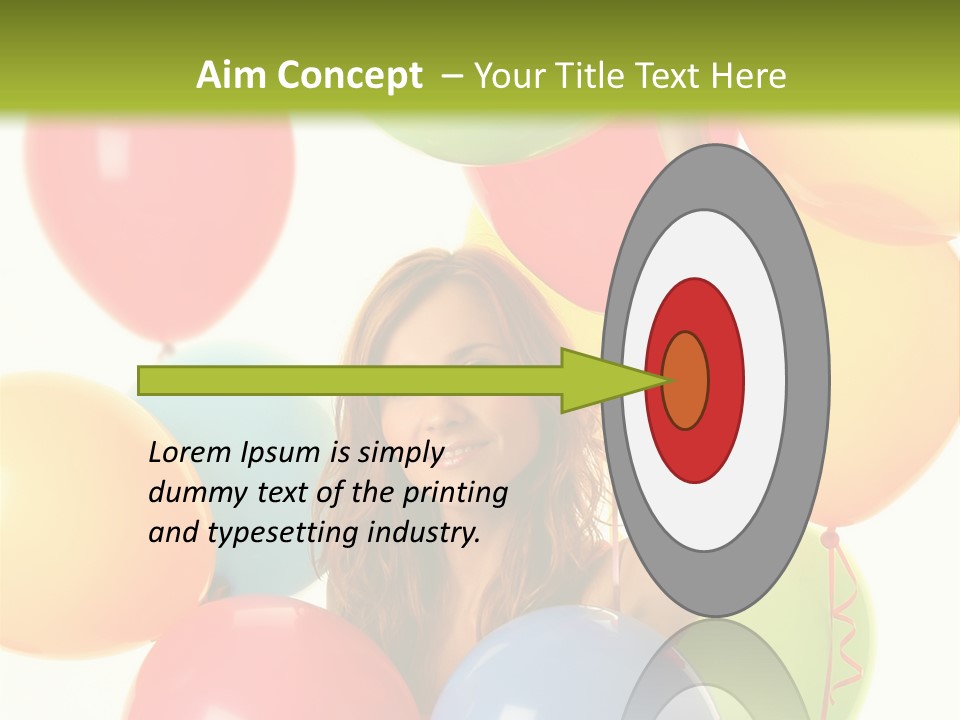 Caucasian Surprise Blue PowerPoint Template