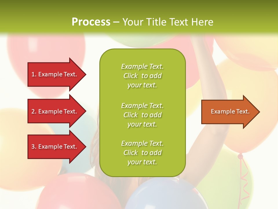 Caucasian Surprise Blue PowerPoint Template