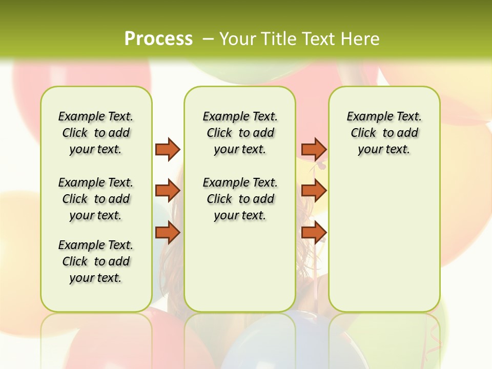 Caucasian Surprise Blue PowerPoint Template