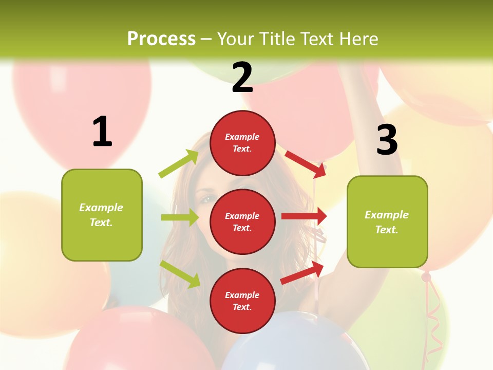 Caucasian Surprise Blue PowerPoint Template