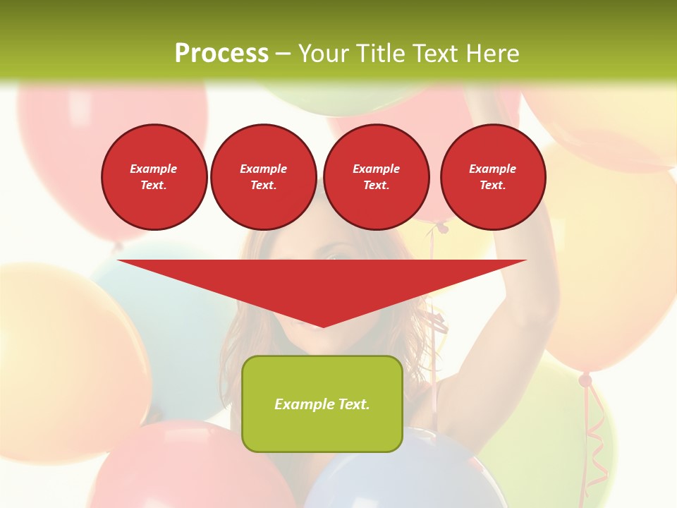 Caucasian Surprise Blue PowerPoint Template