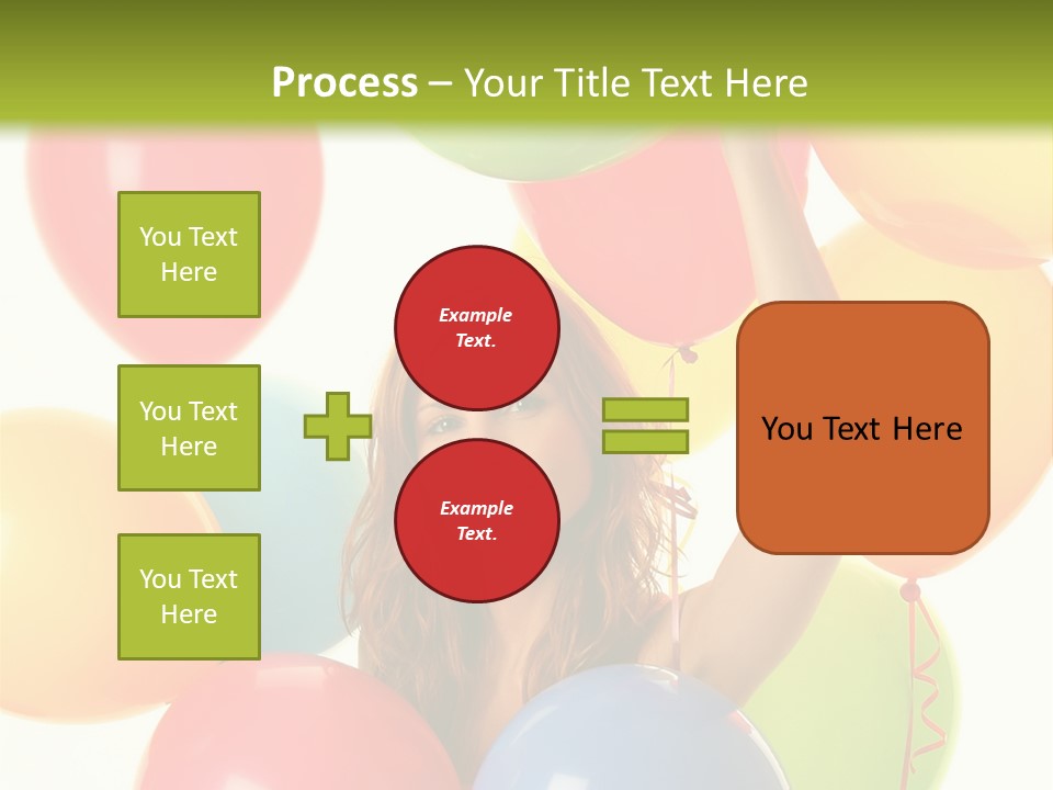 Caucasian Surprise Blue PowerPoint Template