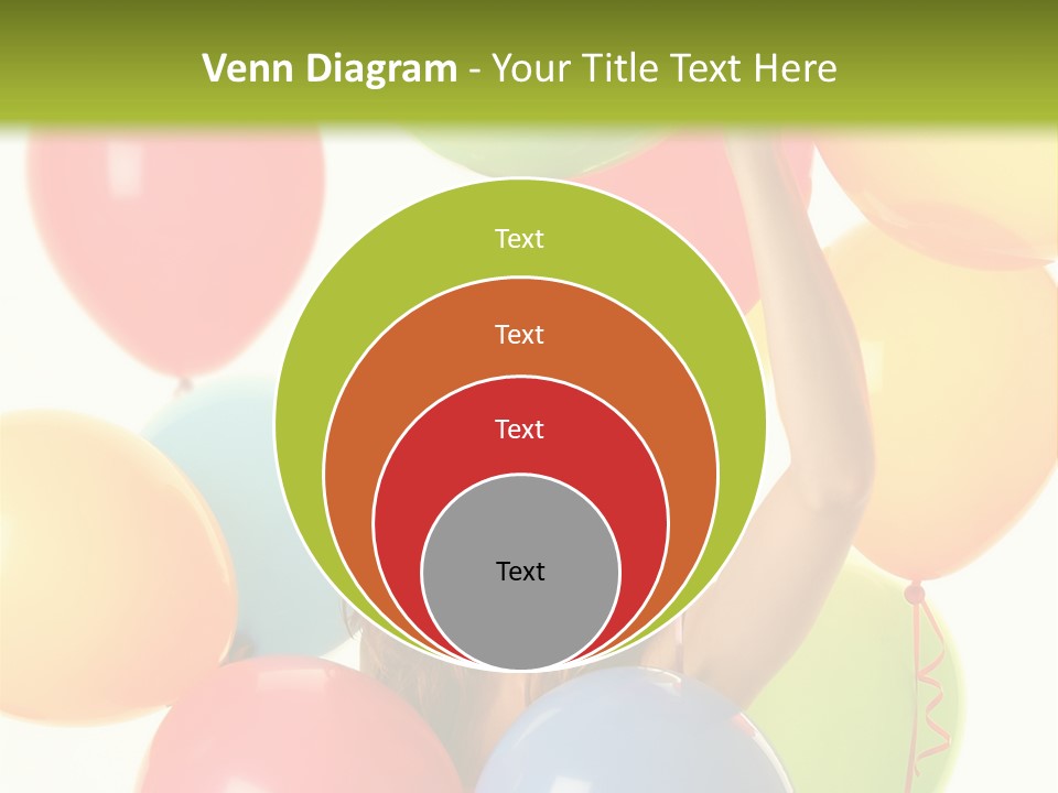 Caucasian Surprise Blue PowerPoint Template