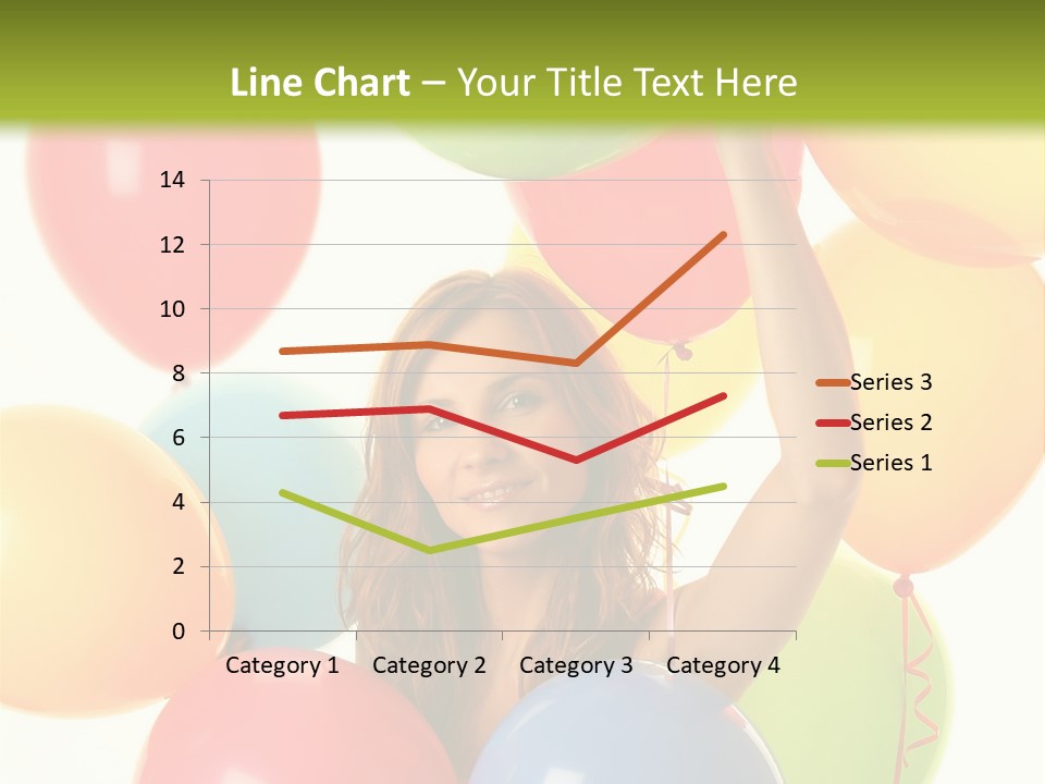 Caucasian Surprise Blue PowerPoint Template