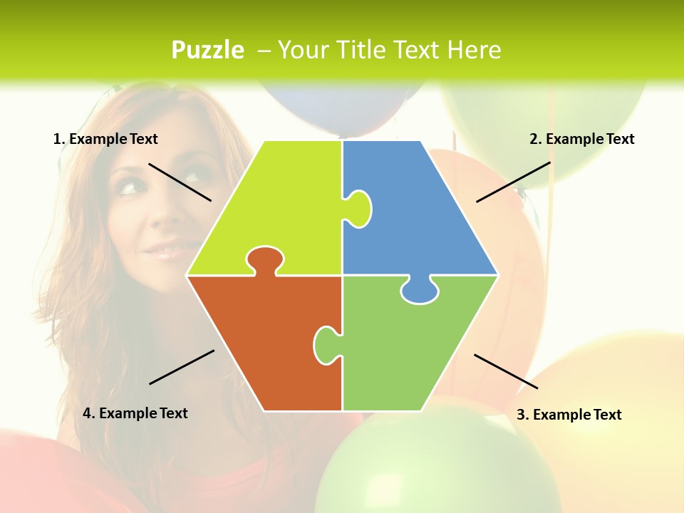 Bunch Young Isolated PowerPoint Template