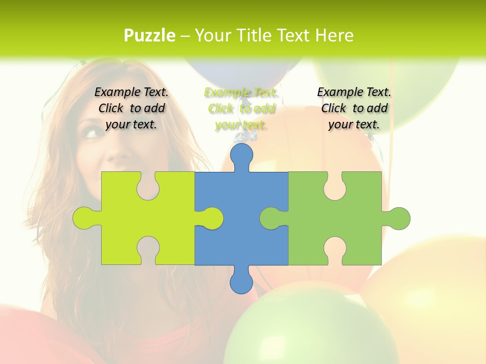 Bunch Young Isolated PowerPoint Template