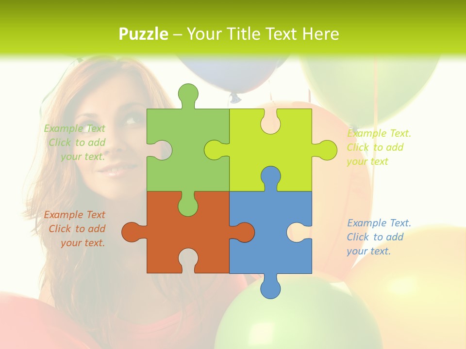 Bunch Young Isolated PowerPoint Template