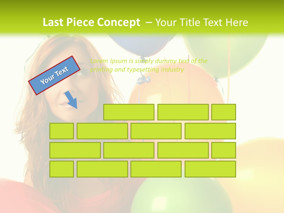 Bunch Young Isolated PowerPoint Template