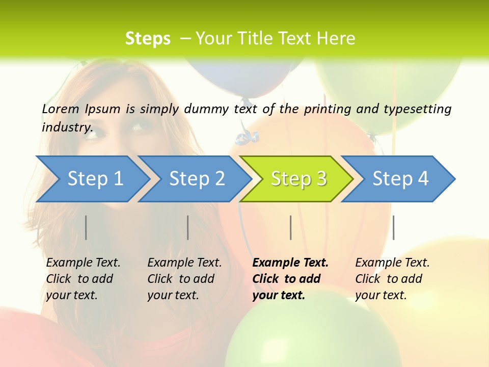 Bunch Young Isolated PowerPoint Template