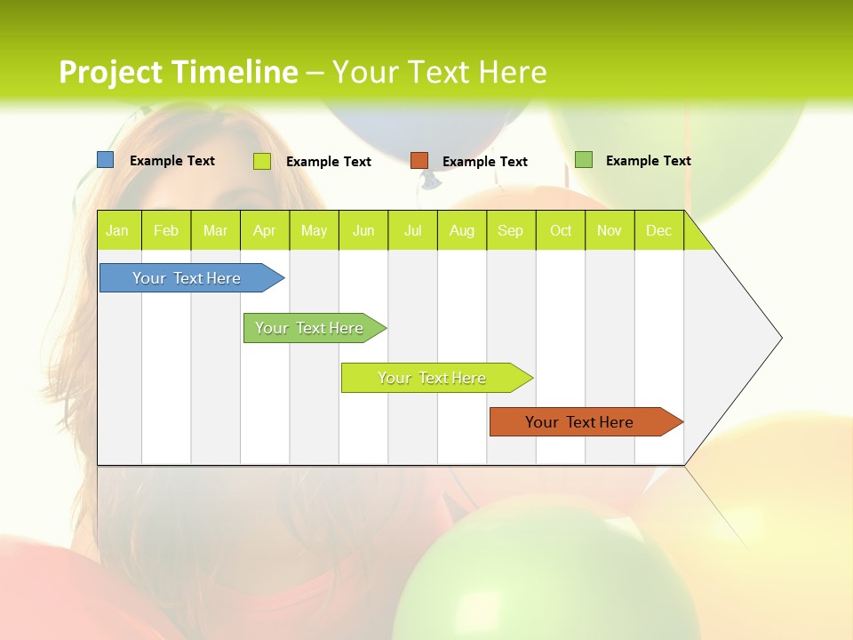 Bunch Young Isolated PowerPoint Template