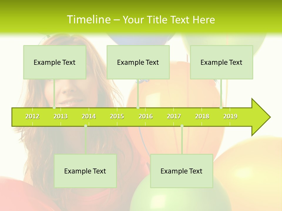 Bunch Young Isolated PowerPoint Template