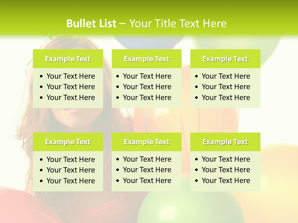 Bunch Young Isolated PowerPoint Template