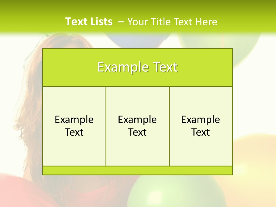 Bunch Young Isolated PowerPoint Template
