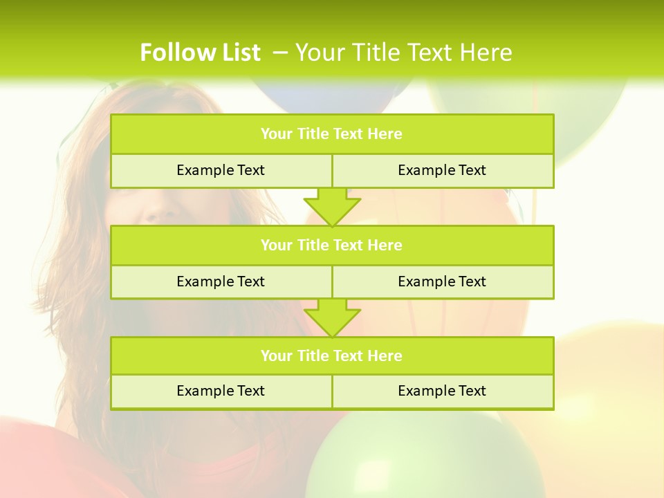 Bunch Young Isolated PowerPoint Template