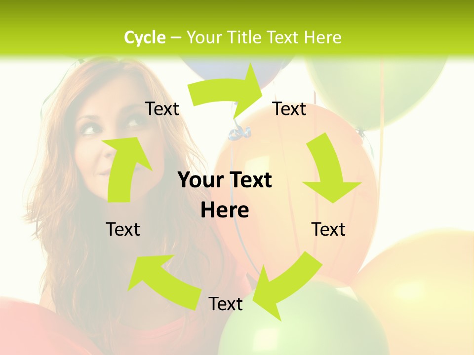 Bunch Young Isolated PowerPoint Template