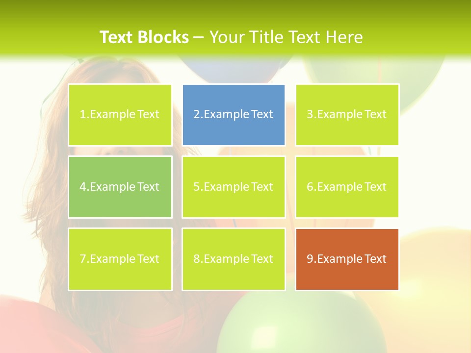 Bunch Young Isolated PowerPoint Template