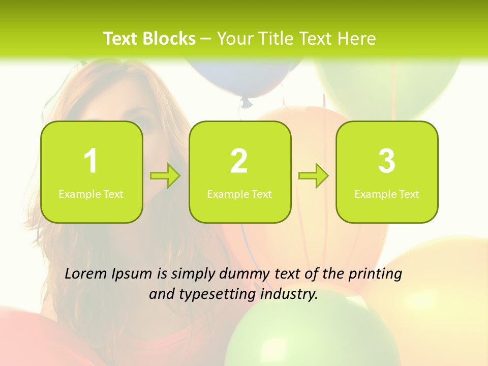 Bunch Young Isolated PowerPoint Template