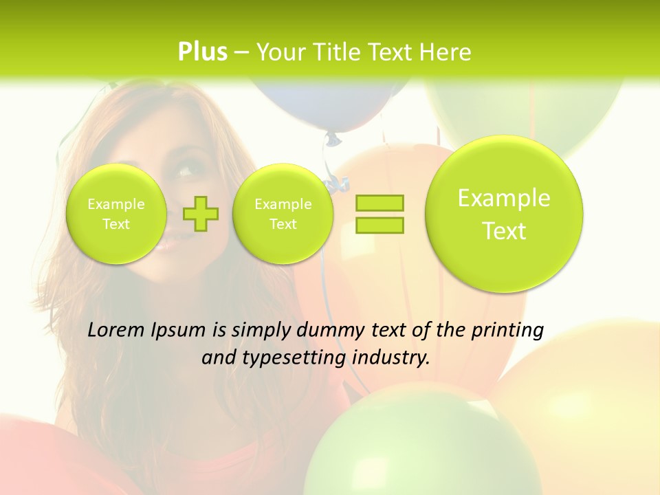 Bunch Young Isolated PowerPoint Template