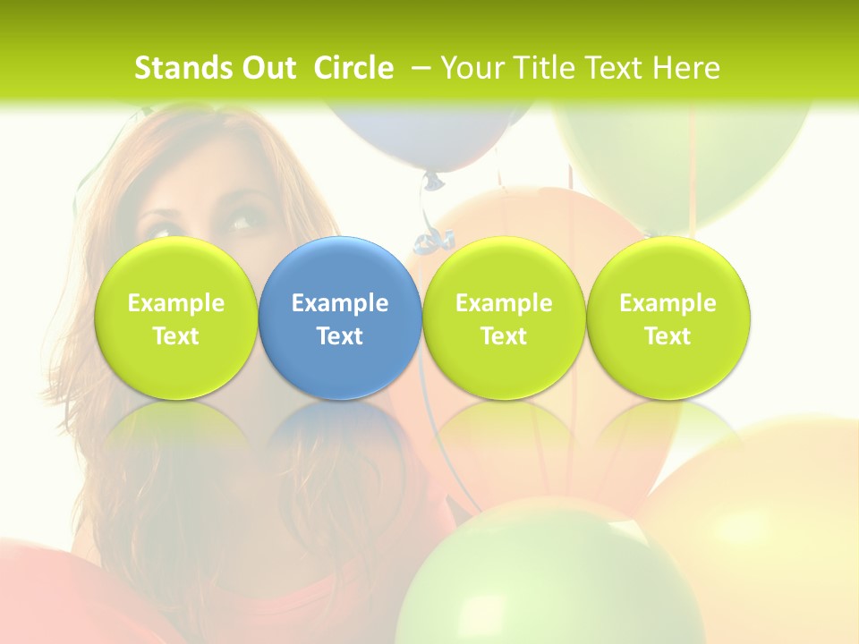 Bunch Young Isolated PowerPoint Template