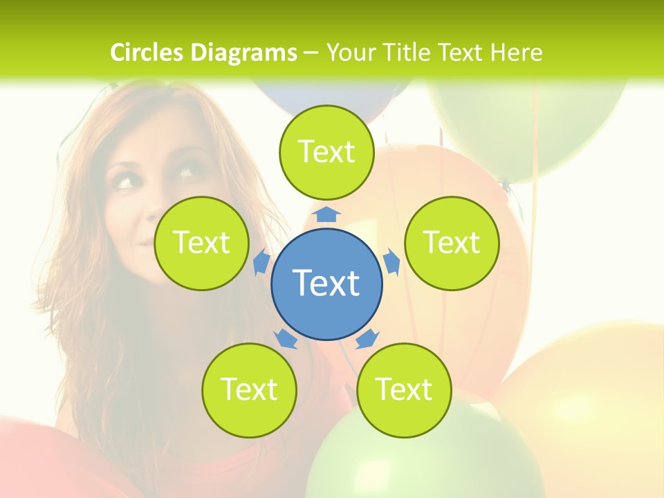 Bunch Young Isolated PowerPoint Template