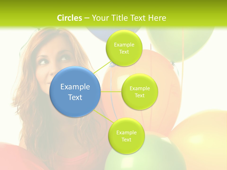 Bunch Young Isolated PowerPoint Template