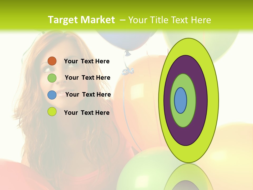 Bunch Young Isolated PowerPoint Template