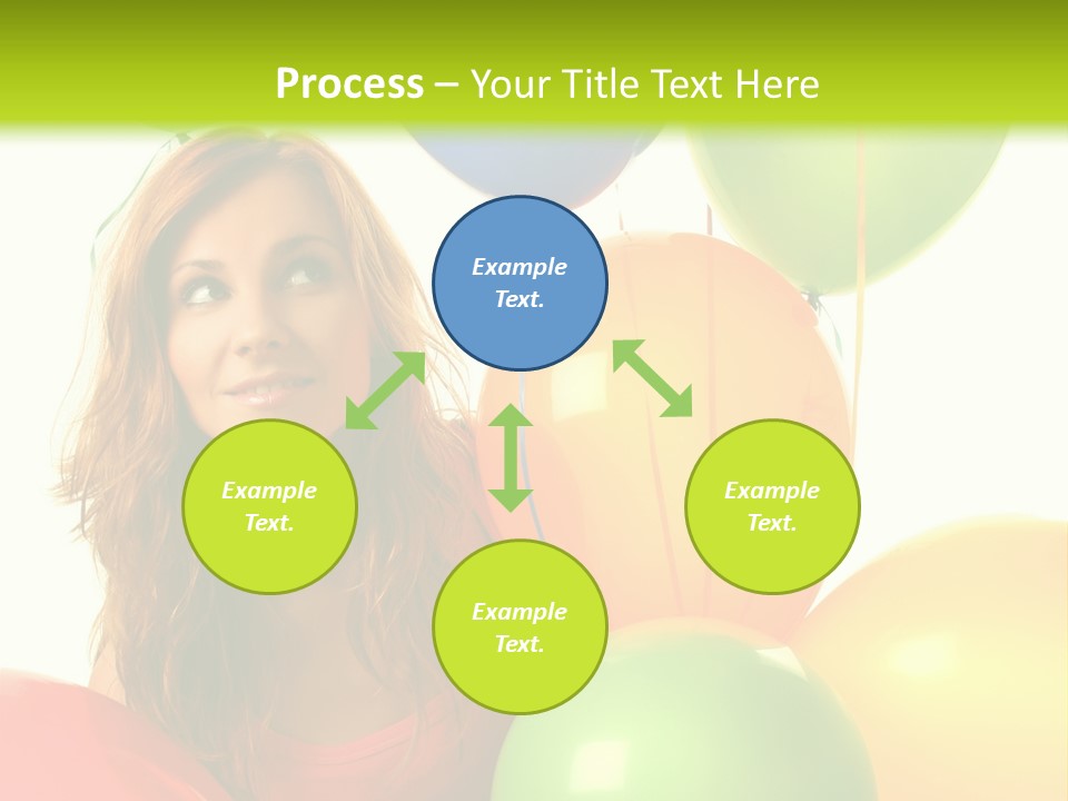 Bunch Young Isolated PowerPoint Template