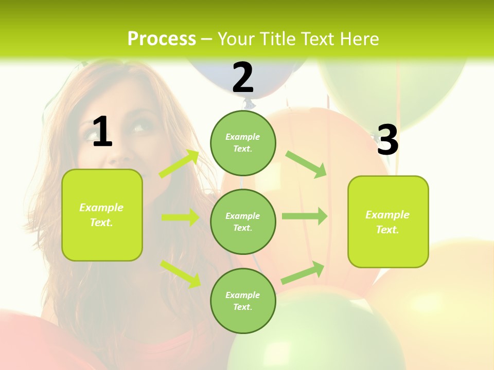 Bunch Young Isolated PowerPoint Template