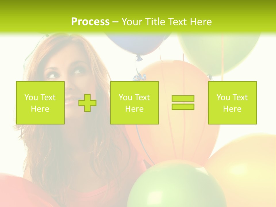 Bunch Young Isolated PowerPoint Template