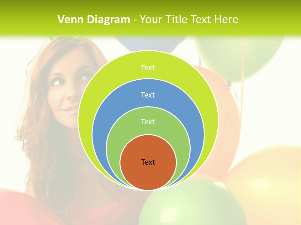 Bunch Young Isolated PowerPoint Template