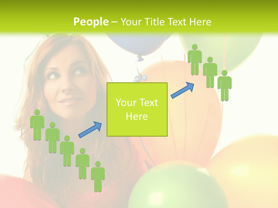 Bunch Young Isolated PowerPoint Template