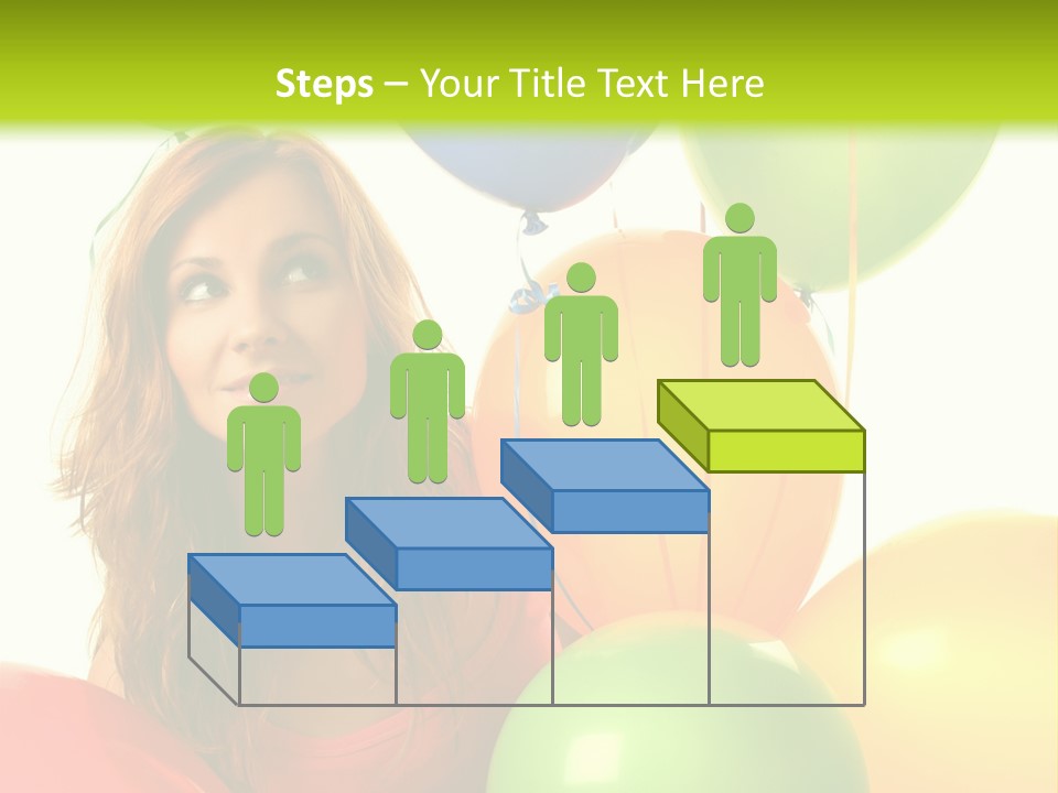 Bunch Young Isolated PowerPoint Template