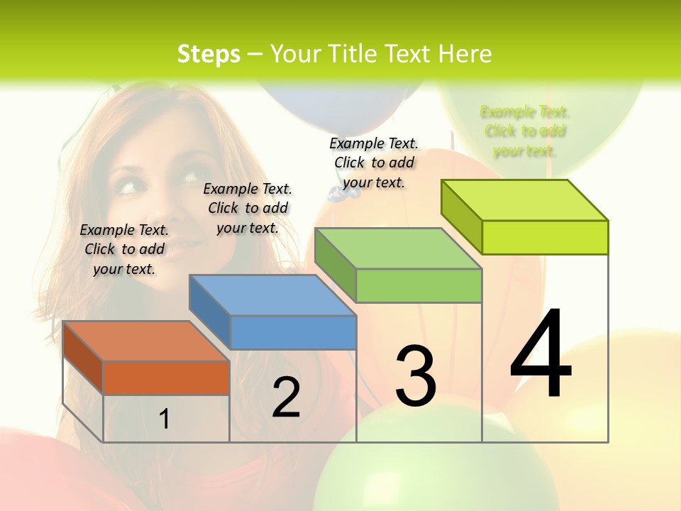 Bunch Young Isolated PowerPoint Template