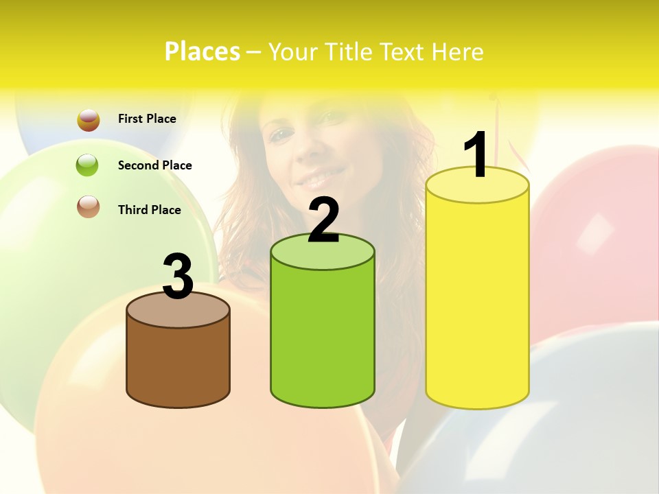 Person Positive Carefree PowerPoint Template