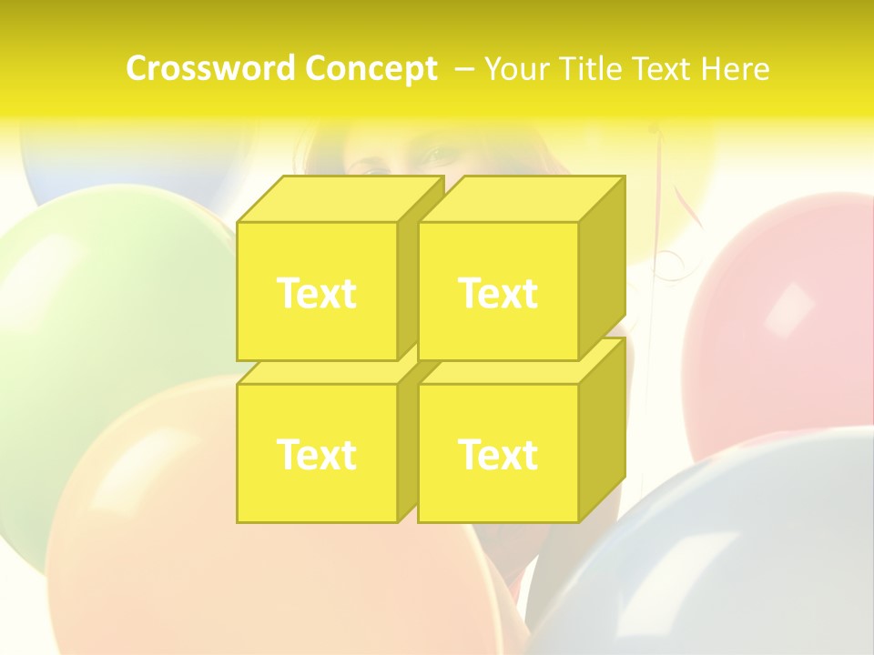 Person Positive Carefree PowerPoint Template