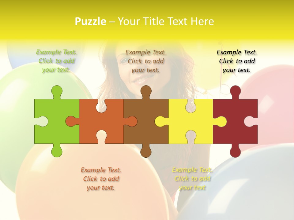 Person Positive Carefree PowerPoint Template