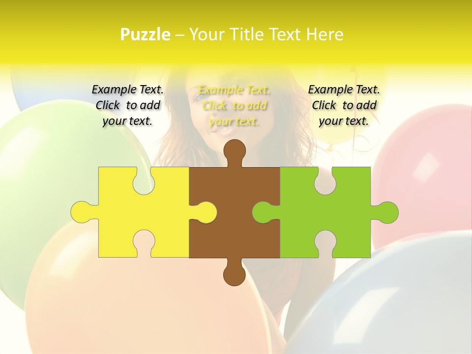 Person Positive Carefree PowerPoint Template