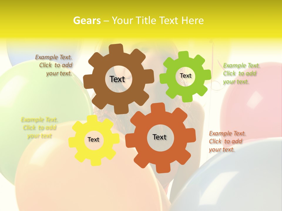 Person Positive Carefree PowerPoint Template