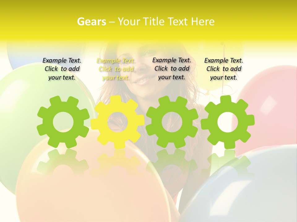 Person Positive Carefree PowerPoint Template