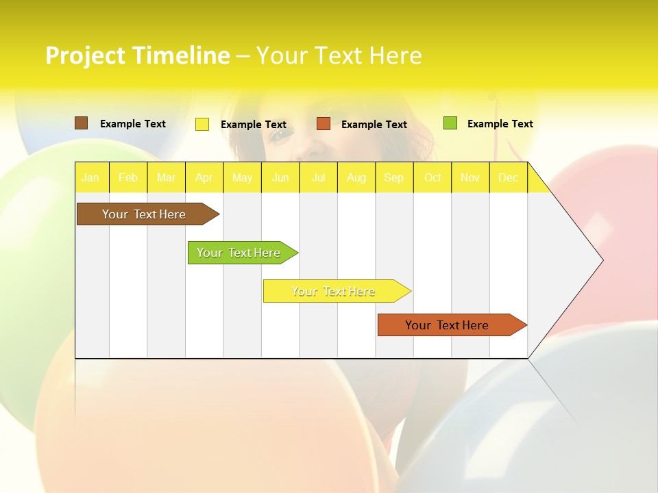 Person Positive Carefree PowerPoint Template